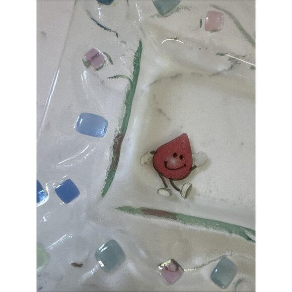 Vintage Clear Glass Rectangular Trinket Tray Soap Dish Includes (2) - Picture 4 of 14